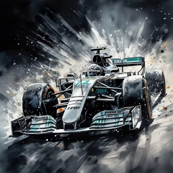 Diamond Painting Formel-1 Rennwagen